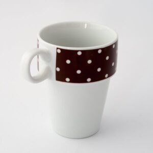 Kubek ceramiczny ze wzorem