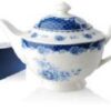 Dzbanek lub ceramiczny czajnik Błękitne Kwiaty