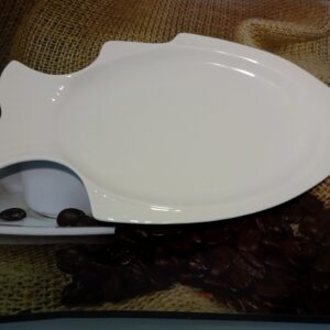 Półmisek w kształcie ryby ceramiczny
