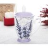 Porcelanowy kubek z zaparzaczem Lawenda 3 Porcelanowy kubek z zaparzaczem Lawenda
