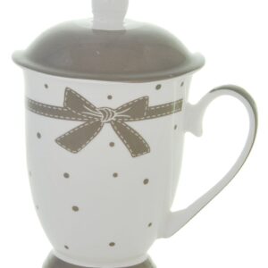 Porcelanowy kubek z zaparzaczem Muffinka