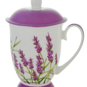 Porcelanowy kubek z zaparzaczem LILA