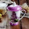 Porcelanowy kubek z zaparzaczem BEZ
