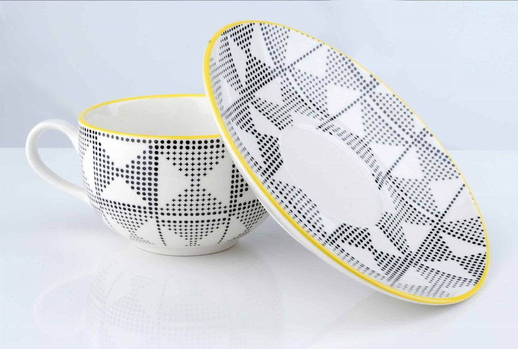 FILIŻANKA PORCELANOWA ZE SPODKIEM 200ml 2 Filiżanka cudo