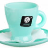 Pistacjowa Filiżanka do espresso ze spodeczkiem
