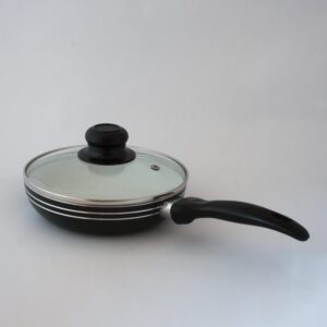 Patelnia ceramiczna indukcja 20 cm | pokrywka