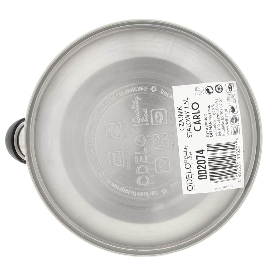 Czajnik 1,5L CARLO srebrny 2 Czajnik 1,5L CARLO srebrny - obrazek 2