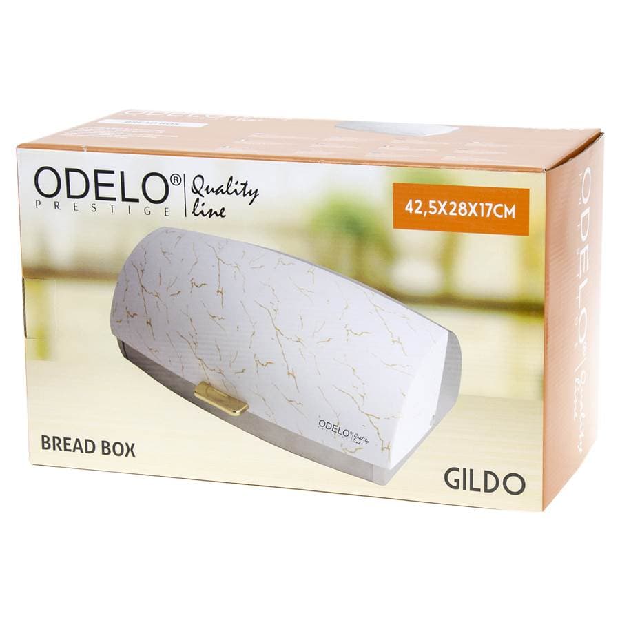Chlebak GILDO biały złota rączka 2 Chlebak GILDO biały złota rączka - obrazek 2