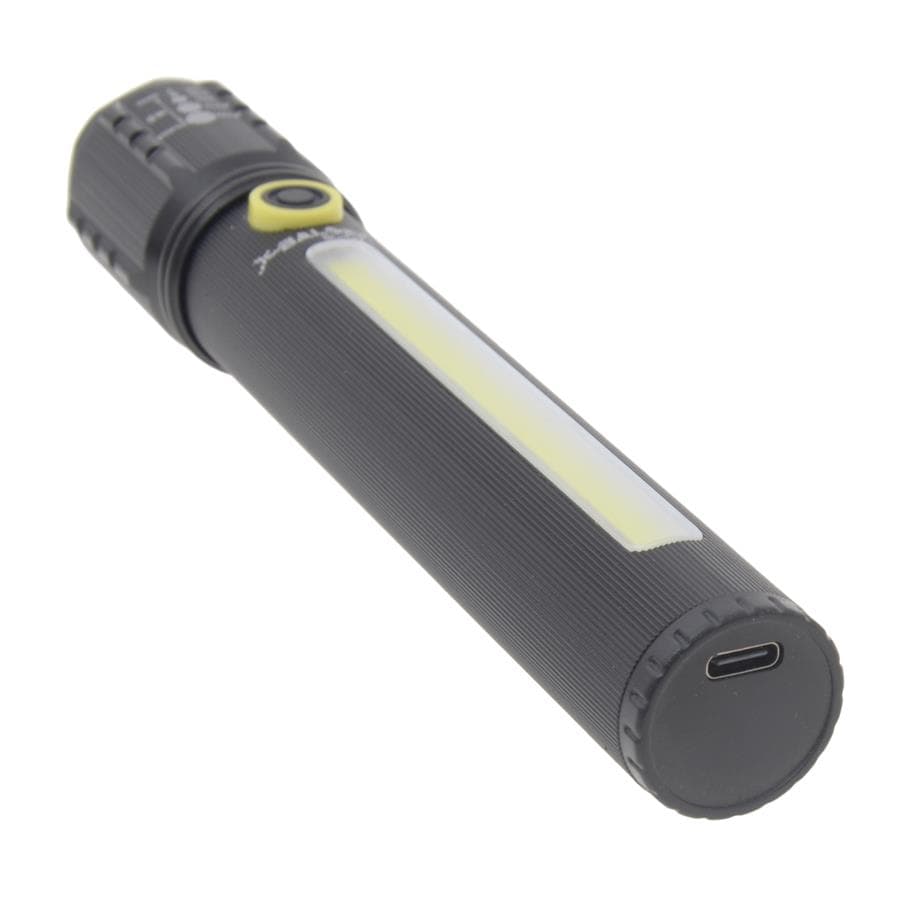 Latarka LED 2 rodz.światła + kabel ład.USB 2 Latarka LED 2 rodz.światła + kabel ład.USB - obrazek 2