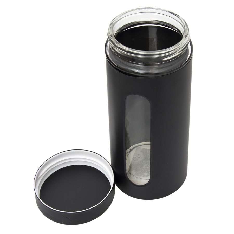 JORIS BLACK Słoik szkl. z met. pokr. 1770ml 3 JORIS BLACK Słoik szkl. z met. pokr. 1770ml - obrazek 3