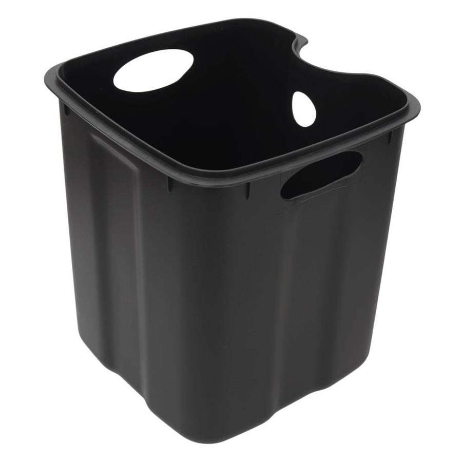 Kosz na śmieci 6L EDVIN kwadrat czarny 3 Kosz na śmieci 6L EDVIN kwadrat czarny - obrazek 3