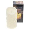 Świeca plast.LED ruch.knot wzór róże 8x15cm 2 4f3904ad7218143d46759b6a4739438c