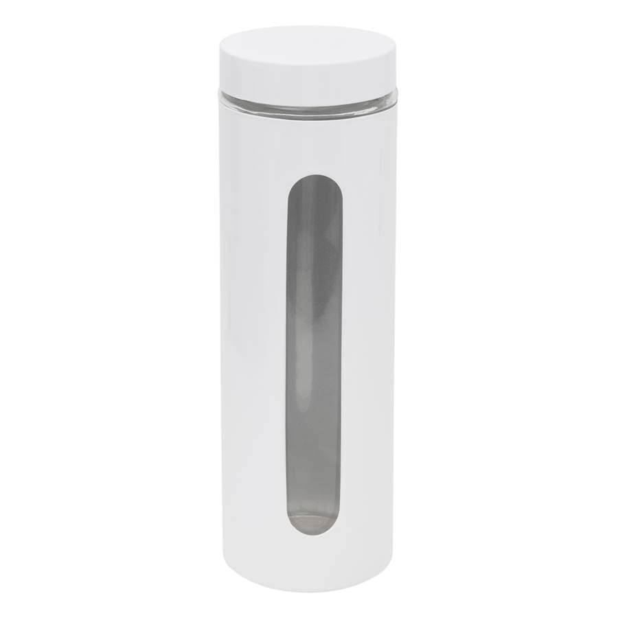 JORIS WHITE Słoik szkl. z met. pokr 1770ml 1 JORIS WHITE Słoik szkl. z met. pokr 1770ml