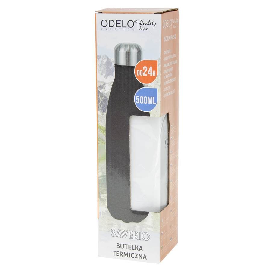 SAWERIO Butelka termiczna 500ml biała 2 SAWERIO Butelka termiczna 500ml biała - obrazek 2