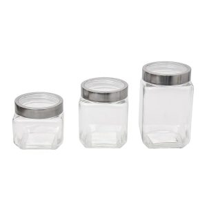 WINTS Słoik szklany z metal. pokr. 1200ml 3 5dc5bead889253eaaa25b6b96e879745