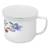 Kubek emalia z pokrywką 14cm mix wzory 2 65d1e2546f8cd19337cec6a279b05b09
