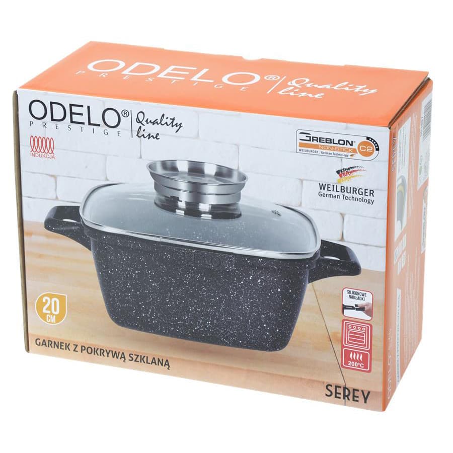 Garnek SEREY kw.20cm wys.9,5cm 2,5L GREBLON 2 Garnek SEREY kw.20cm wys.9,5cm 2,5L GREBLON - obrazek 2
