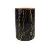 Pojemnik SOLVI marmur czarny 10x10x17cm 2 9ab239e1d376478b883747112ea2eae0