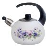 Czajnik emaliowany 2,2L ELADIO Pansy Bratki 2 a43afd0e0fd99fe076d78508634e3ae9