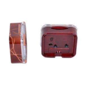 Budzik prost.na bat. 10x9cm mix kolor 5 a736079a0c7e359553c8cbb6b309b1b3