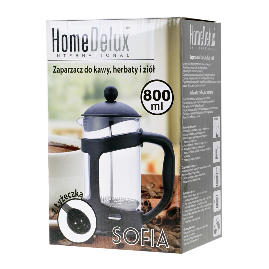Zaparzacz do kawy SOFIA 350ml 2 Zaparzacz do kawy SOFIA 350ml - obrazek 2