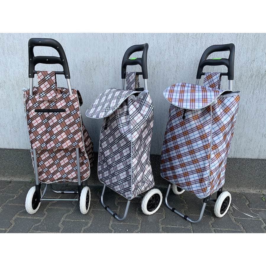 Torba na zakupy na kołkach mix krata 2 Torba na zakupy na kołkach mix krata - obrazek 2