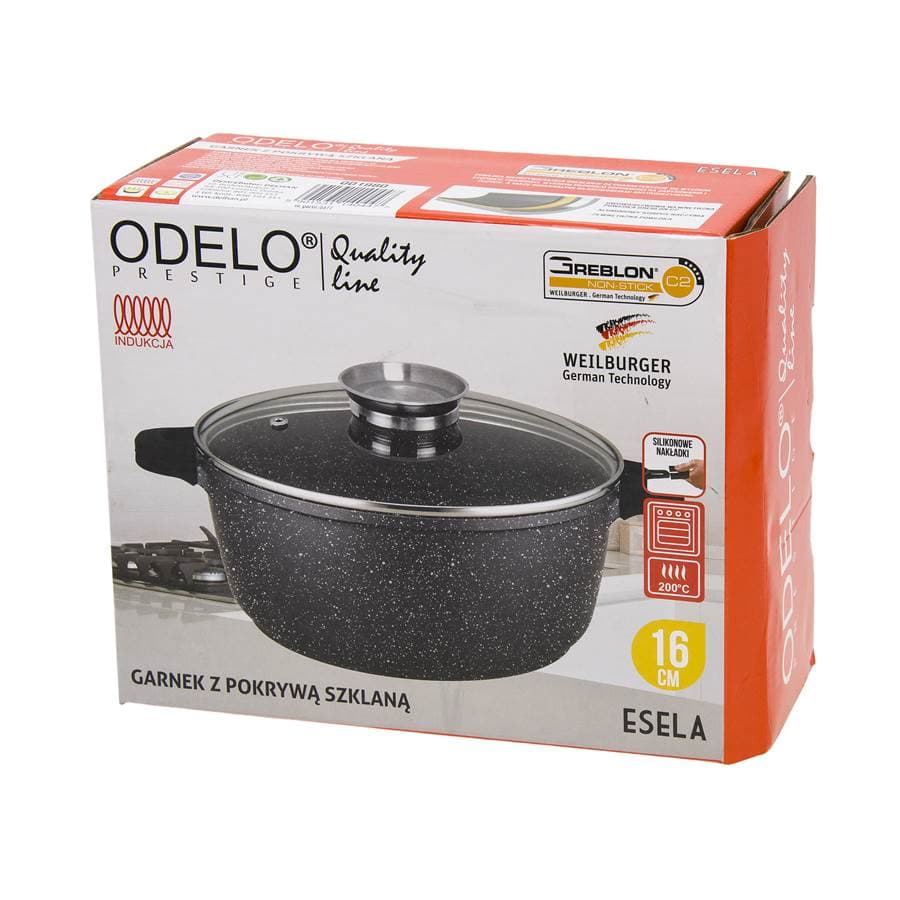 Garnek ESELA okr.16cm w.7,5cm 1L GREBLON 2 Garnek ESELA okr.16cm w.7,5cm 1L GREBLON - obrazek 2