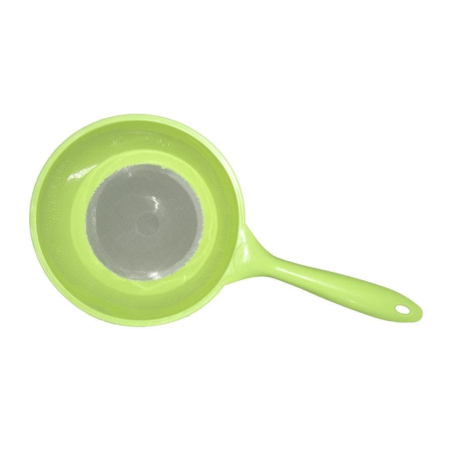 Lejek plastikowy z rączką z sitkiem 13cm 3 Lejek plastikowy z rączką z sitkiem 13cm - obrazek 3