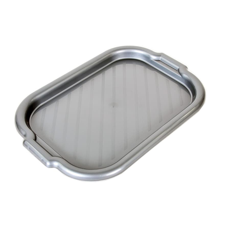 Taca prostokątna SELMA 39x28cm srebrny 1 Taca prostokątna SELMA 39x28cm srebrny