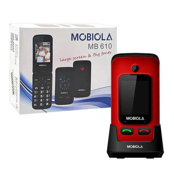 TELEFON GSM MOBIOLA KLAPKĄ CZERWONY MB610 2G - PO ZWROCIE 1 TELEFON GSM MOBIOLA KLAPKĄ CZERWONY MB610 2G - PO ZWROCIE