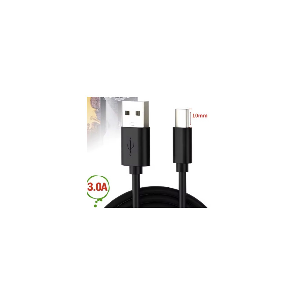 ECONOMY KABEL USB TYP-C CZARNY 3A 1M DŁUGIE USB-C 1 ECONOMY KABEL USB TYP-C CZARNY 3A 1M DŁUGIE USB-C