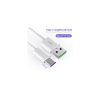 ECONOMY KABEL USB TYP-C BIAŁY 3A 1M DŁUGIE USB-C 2 zdj 036473