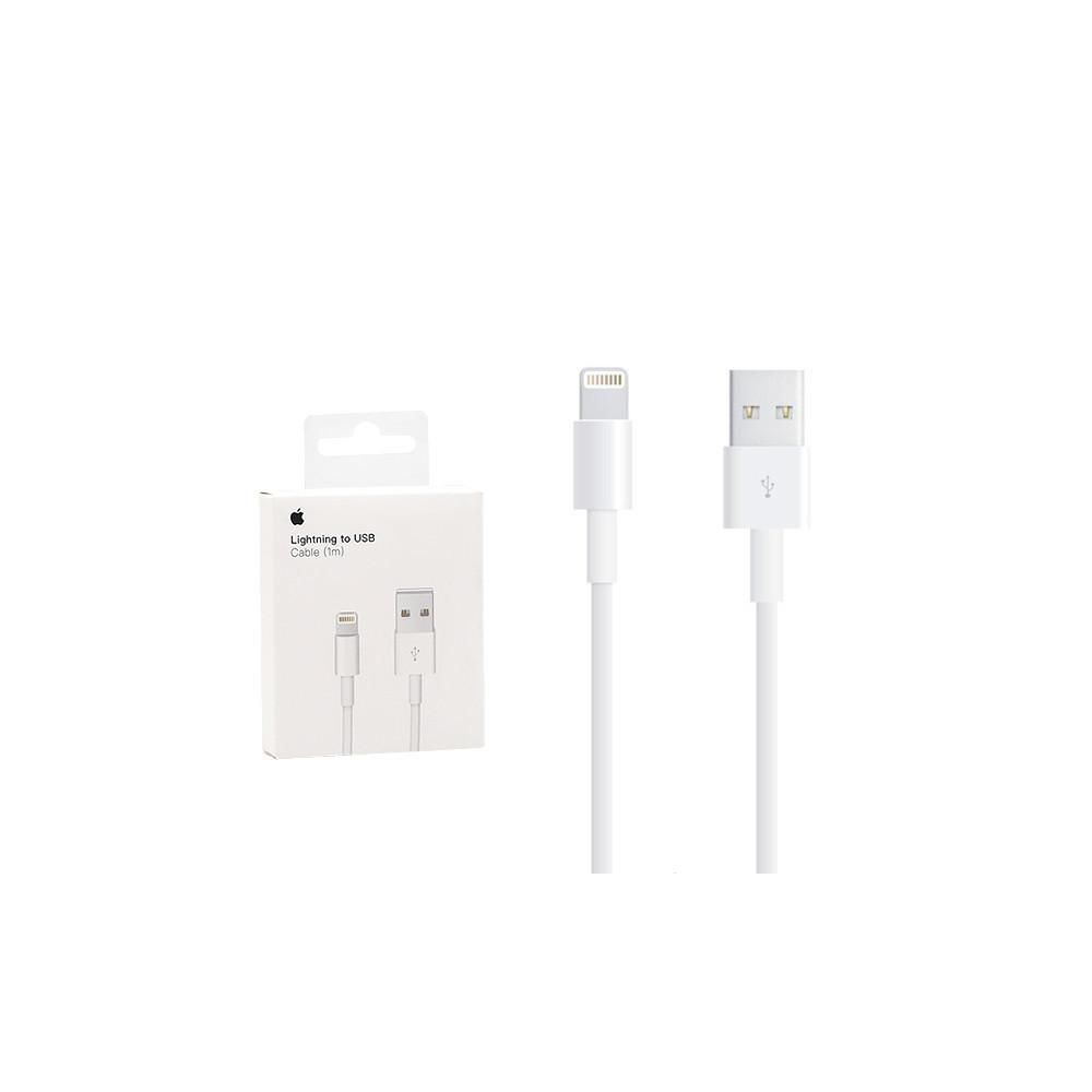 APPLE KABEL USB - LIGHTNING 1M IPHONE BOX 1 APPLE KABEL USB - LIGHTNING 1M IPHONE BOX