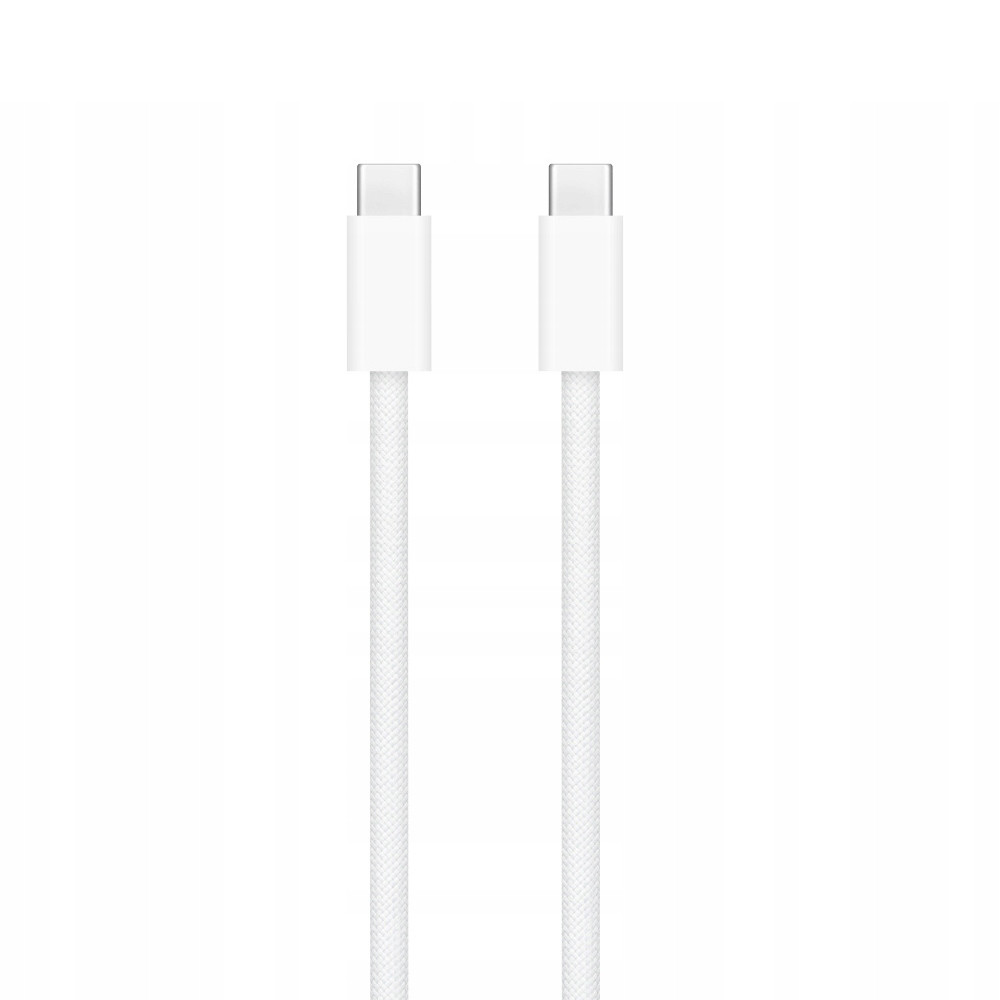 APPLE KABEL TYP-C -TYP-C 2M 240W DO IPHONE 15 BIAŁY OPLOT BOX 3 APPLE KABEL TYP-C -TYP-C 2M 240W DO IPHONE 15 BIAŁY OPLOT BOX - obrazek 3