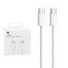 APPLE KABEL TYP-C -TYP-C 1M 60W DO IPHONE 15 BIAŁY OPLOT BOX MW493ZM/A / MQKJ3ZM/A 8 zdj 195949371905