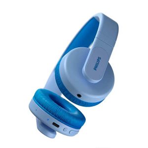SŁUCHAWKI NAUSZNE BEZPRZEWODOWE BLUETOOTH DLA DZIECI PHILIPS NIEBIESKIE TAK4206BL/00 9 zdj 4895229117549 3