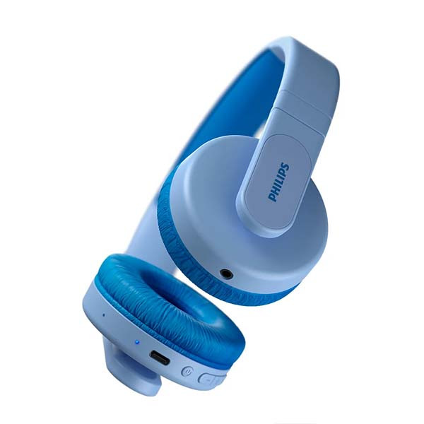 SŁUCHAWKI NAUSZNE BEZPRZEWODOWE BLUETOOTH DLA DZIECI PHILIPS NIEBIESKIE TAK4206BL/00 4 SŁUCHAWKI NAUSZNE BEZPRZEWODOWE BLUETOOTH DLA DZIECI PHILIPS NIEBIESKIE TAK4206BL/00 - obrazek 4