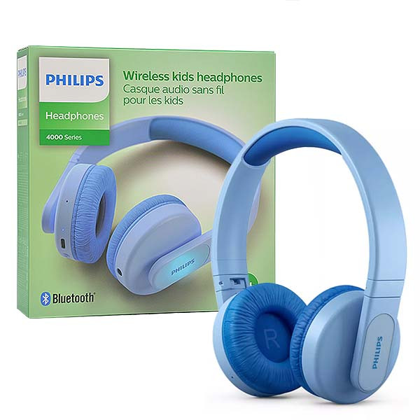 SŁUCHAWKI NAUSZNE BEZPRZEWODOWE BLUETOOTH DLA DZIECI PHILIPS NIEBIESKIE TAK4206BL/00 1 SŁUCHAWKI NAUSZNE BEZPRZEWODOWE BLUETOOTH DLA DZIECI PHILIPS NIEBIESKIE TAK4206BL/00