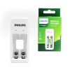 ŁADOWARKA DO AKUMULATORÓW PHILIPS + 2XAA 700mAh Phil-SCB2070NB/00 - PORT USB 8 zdj 4895229120709
