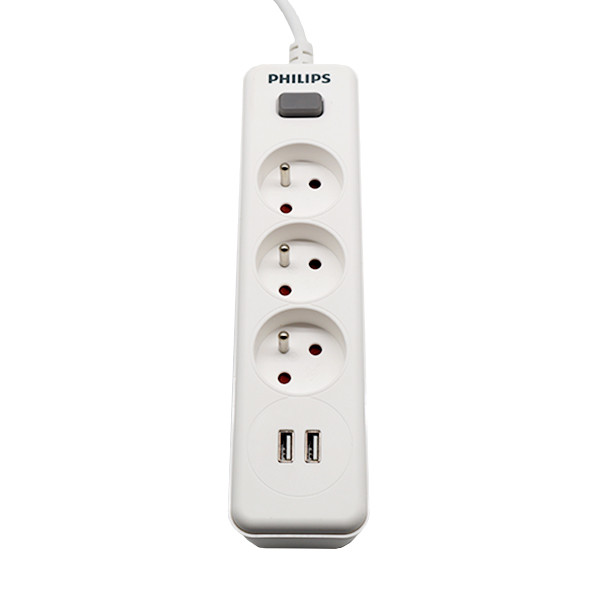 PRZEDŁUŻACZ SIECIOWY PHILIPS LISTWA ZASILAJĄCA PRZEPIĘCIOWA BIAŁA 3 GNIAZDA 2XUSB 2M SPN3032WA/60 2 PRZEDŁUŻACZ SIECIOWY PHILIPS LISTWA ZASILAJĄCA PRZEPIĘCIOWA BIAŁA 3 GNIAZDA 2XUSB 2M SPN3032WA/60 - obrazek 2