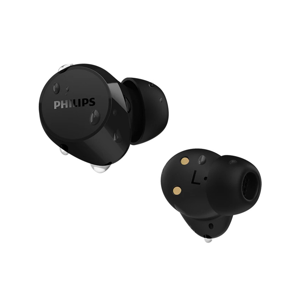 SŁUCHAWKI PHILIPS DOUSZNE TWS BEZPRZEWODOWE BLUETOOTH TRUE WIRELESS CZARNE Phil-TAT1209BK/00 6 SŁUCHAWKI PHILIPS DOUSZNE TWS BEZPRZEWODOWE BLUETOOTH TRUE WIRELESS CZARNE Phil-TAT1209BK/00 - obrazek 6