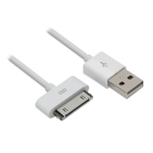 ECONOMY KABEL USB DO IPHONE 30 PIN 4G BIAŁY 4 zdj 5900495130563 1