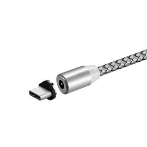 ECOBOX KABEL USB 3w1 MAGNETYCZNY 360 SREBRNY IPHONE MICRO TYP-C 6 zdj 5902012964996 2