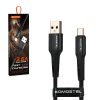 KABEL USB TYP-C 3.6A SOMOSTEL CZARNY 3600mAh QUICK CHARGER QC 3.0 1M POWERLINE SMS-BW06 IPHONE 15 IPHONE15 6 zdj 5902012966747