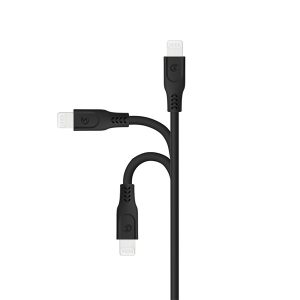 KABEL USB IPHONE 3.1A SOMOSTEL CZARNY 3100mAh QUICK CHARGER QC 3.0 3M POWERLINE SMS-BT03 5 zdj 5902012967539 2