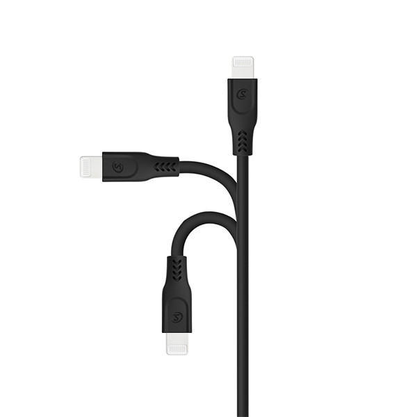 KABEL USB IPHONE 3.1A SOMOSTEL CZARNY 3100mAh QUICK CHARGER QC 3.0 3M POWERLINE SMS-BT03 3 KABEL USB IPHONE 3.1A SOMOSTEL CZARNY 3100mAh QUICK CHARGER QC 3.0 3M POWERLINE SMS-BT03 - obrazek 3