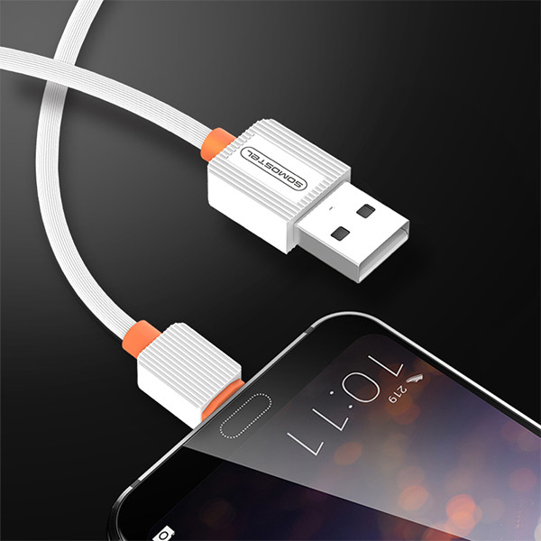 KABEL USB MICRO 2A SOMOSTEL BIAŁY 2000mAh QUICK CHARGER 1M POWERLINE SMS-BP03 4 KABEL USB MICRO 2A SOMOSTEL BIAŁY 2000mAh QUICK CHARGER 1M POWERLINE SMS-BP03 - obrazek 4