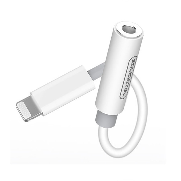 ADAPTER HF IPHONE SOMOSTEL BIAŁY SMS-BZ01 AUDIO JACK 3959 CHIPSET 3 ADAPTER HF IPHONE SOMOSTEL BIAŁY SMS-BZ01 AUDIO JACK 3959 CHIPSET - obrazek 3