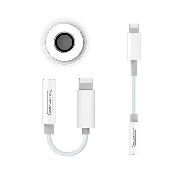 ADAPTER HF IPHONE SOMOSTEL BIAŁY SMS-BZ01 AUDIO JACK 3959 CHIPSET 4 ADAPTER HF IPHONE SOMOSTEL BIAŁY SMS-BZ01 AUDIO JACK 3959 CHIPSET - obrazek 4