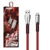 KABEL USB MICRO 2.4A SOMOSTEL CZERWONY 2400mAh QUICK CHARGER QC 3.0 1M POWERLINE SMS-BW02 6 zdj 5902012967805